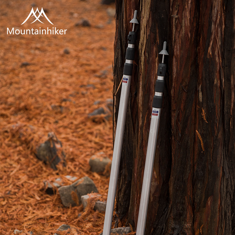 Mountain Customer Exposed Battalion 3 Knobs Aluminum Alloy Sky Curtain Rod Support Rod Super Light Adjustable Stretch-Taobao