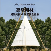 Mountain guest celebrity check-in camp restaurant bar conical canopy beach bamboo lantern tent camping