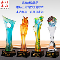 Trophy Maker Crystal Trophy Custom Creative Lettering Medal Set For Basketball Trophy Graduation Memorabilia Thumbs Up