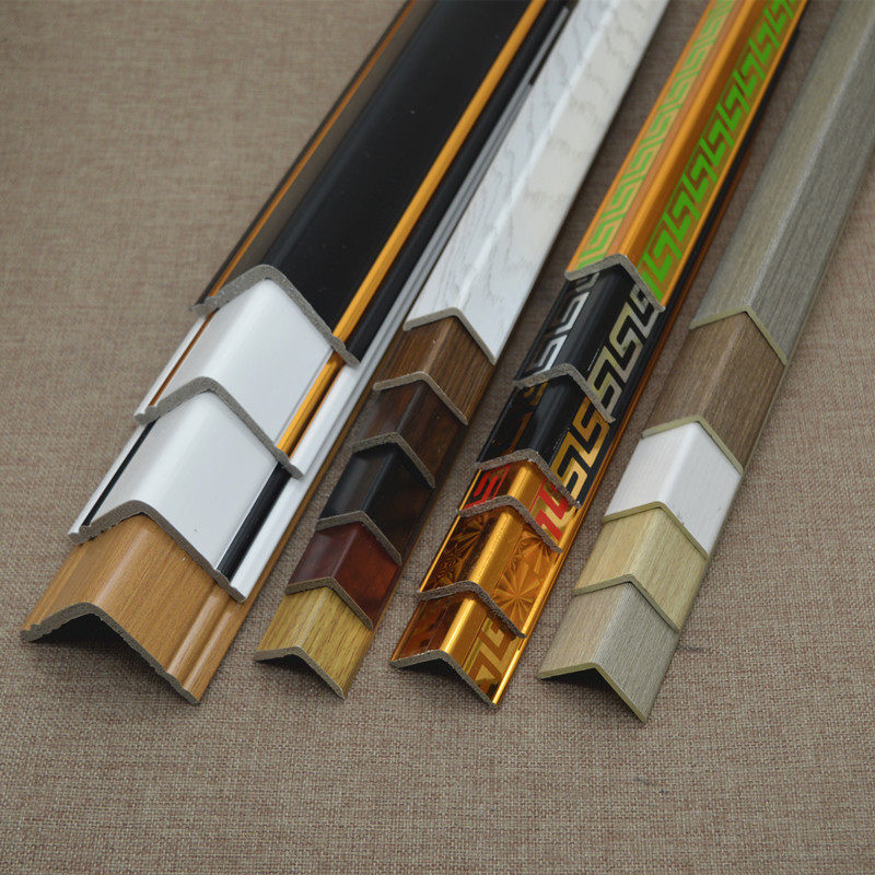 Corner guard Yang corner corner line protection strip anti-collision corner wallpaper pressing edge closing right angle wrapping decorative line pvc