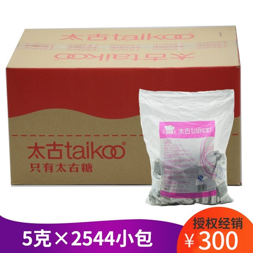 Taikoo White Sugar Bag 424 × 5 грамм × 6 мешков тай древнего кофейного сахарного пакета белый сахарный мешок молодой сахар целый сумка