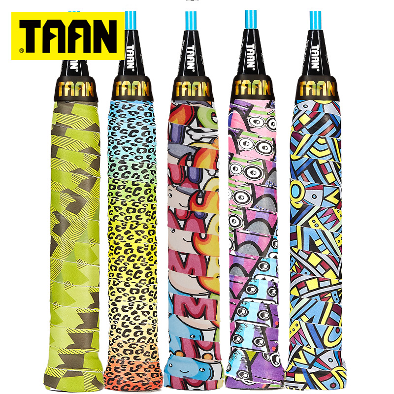 TAAN Tae Ang Suck Sweat With Badminton Racket Tennis Racket Tangle Car Steering Wheel Slingshot 3D Dazzling Suction Sweat with X8