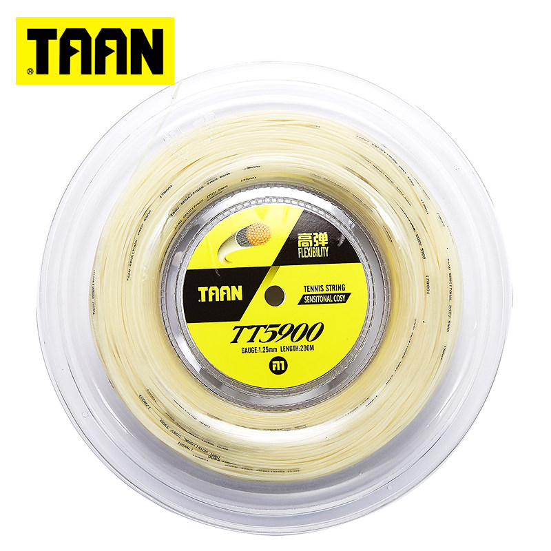 TAAN tennis line imitation sheep intestine elastic front large plate line 16-18 tennis racket line TT5900