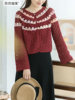 Sister Su Su’s flower fence lace cardigan handmade DIY knitting crochet clothes yarn ball homemade material package