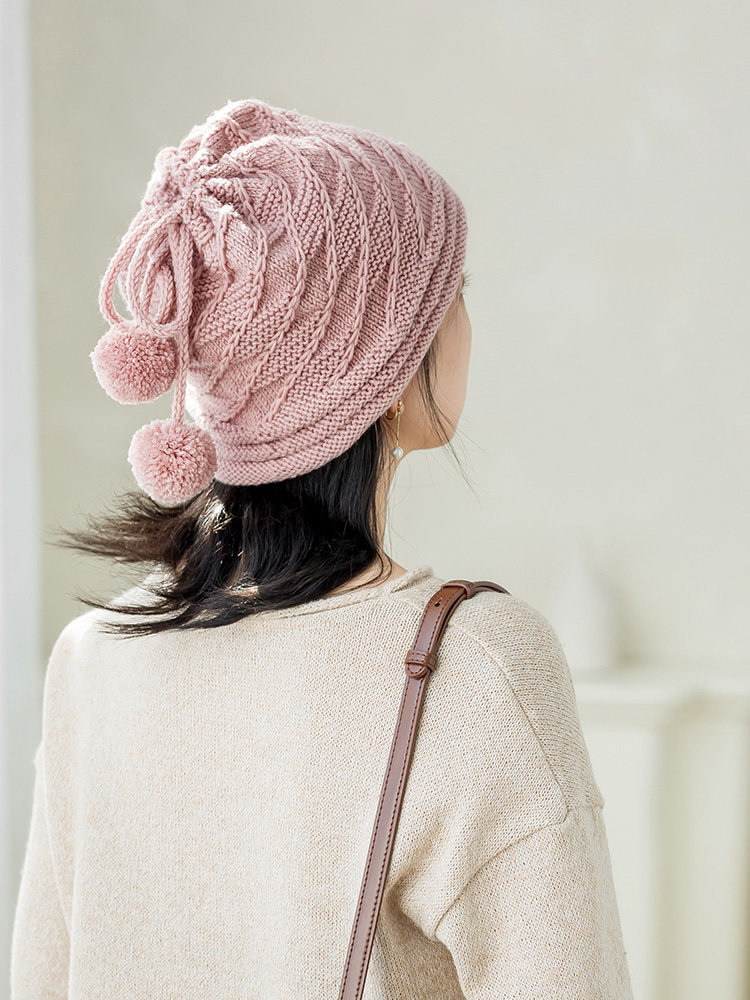 Sister Su Su’s Nuanxin multi-purpose hat handmade DIY knitting stick needle hat scarf wool ball homemade material package