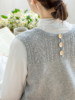 Sister Su Su's elegant quality vest, stick needle wool ball, handmade DIY knitting cashmere clothing material package