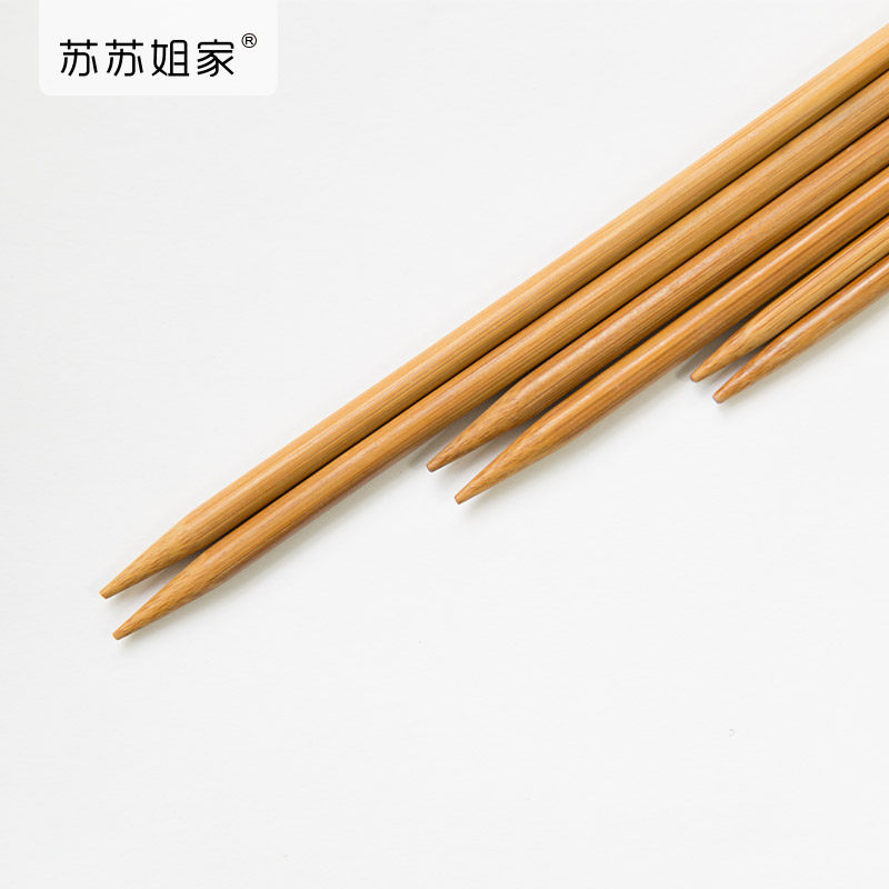 Sister Susu's stick needle 35cm bamboo stick needle circular needle handmade DIY knitting scarf clothes tool pre-made