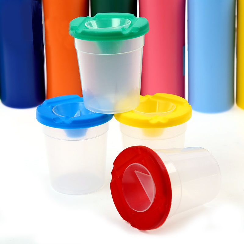 Creative Beauty Lao DIY Children's Bapter Cup Lao Cup Paint Cups Paint Handcrafted Accessories Anti-Pour