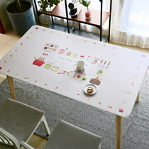 dooda new Nordic ins My breakfast TPU silicone leather tablecloth Waterproof and oil-proof table mat Coffee table customization