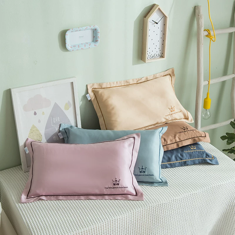 Summer small pillowcase, silk pillow, 60x, 40