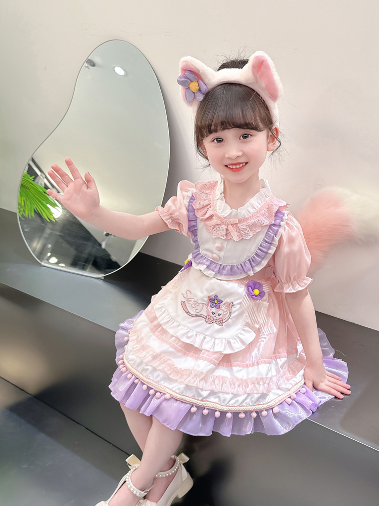 玲娜贝儿连衣裙夏季新款小童迪士尼洛丽塔公主裙宝宝六一表演服装穿搭推荐