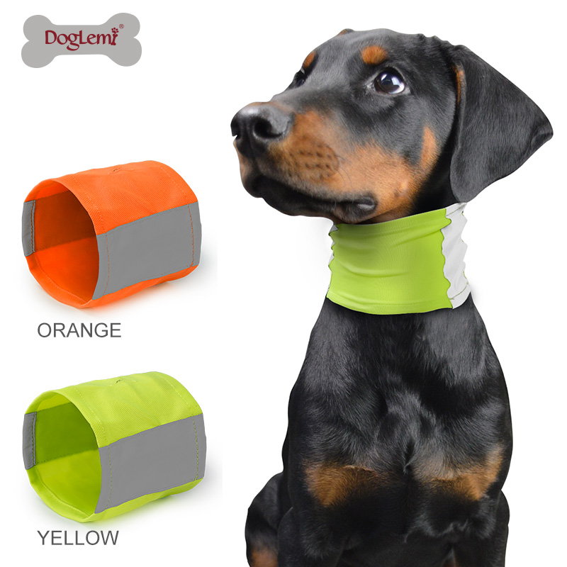 Pet Reflective Scarves scarves dog safety clothes Fiddite Neck Durin Dog Teddy Trip Safety Triangle Scarves