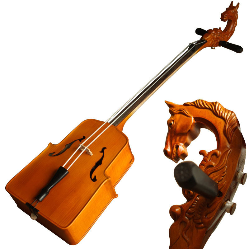 Professional flagship store music soul instrument double-headed dragon horse horse head Qin tiger skin pattern playing novice teaching manual delivery double