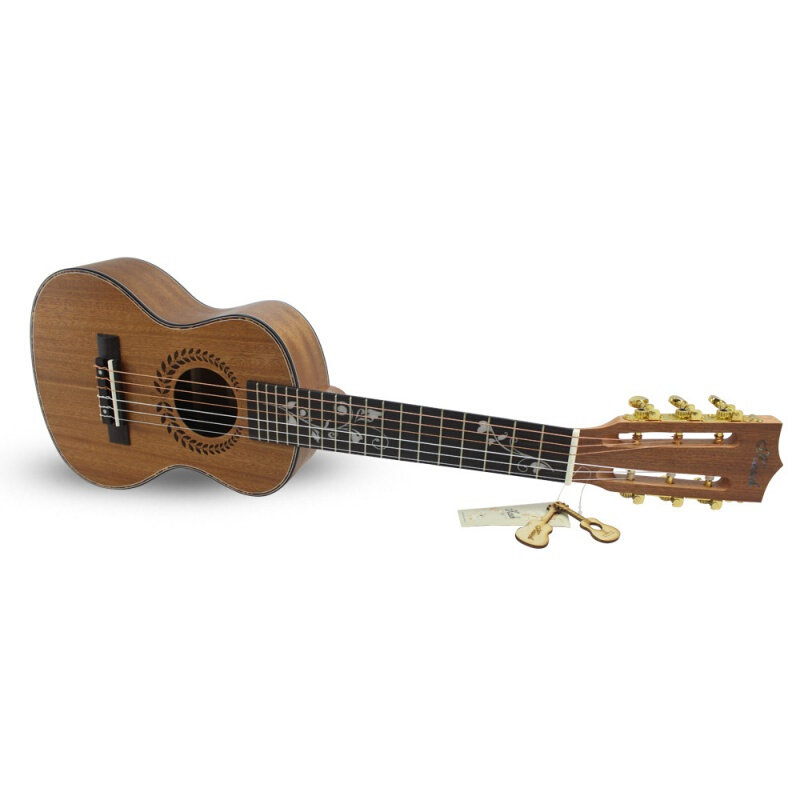(Musical Instrument Flagship Store) 28 inch Guitar Lilly All Sabilly Gold Rotating Finger Panel Inlay Log