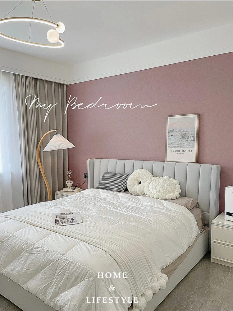 Yaranju Modern minimalist fabric bed gray small apartment bedroom 1 2m1 5m light luxury style storage saves space