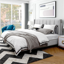  Yarran home Hong Kong-style light luxury bed Bedroom bed Floor-to-ceiling bed side bedridden Married cohabitation Lazy quarrel break up bed