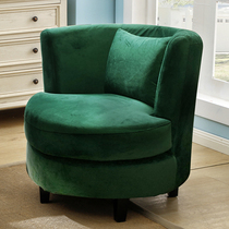  Yaranju fabric single sofa Bed and breakfast Bed and breakfast feeding flannel circle chair Hotel rooms sofa bedroom fully disassembled and washed