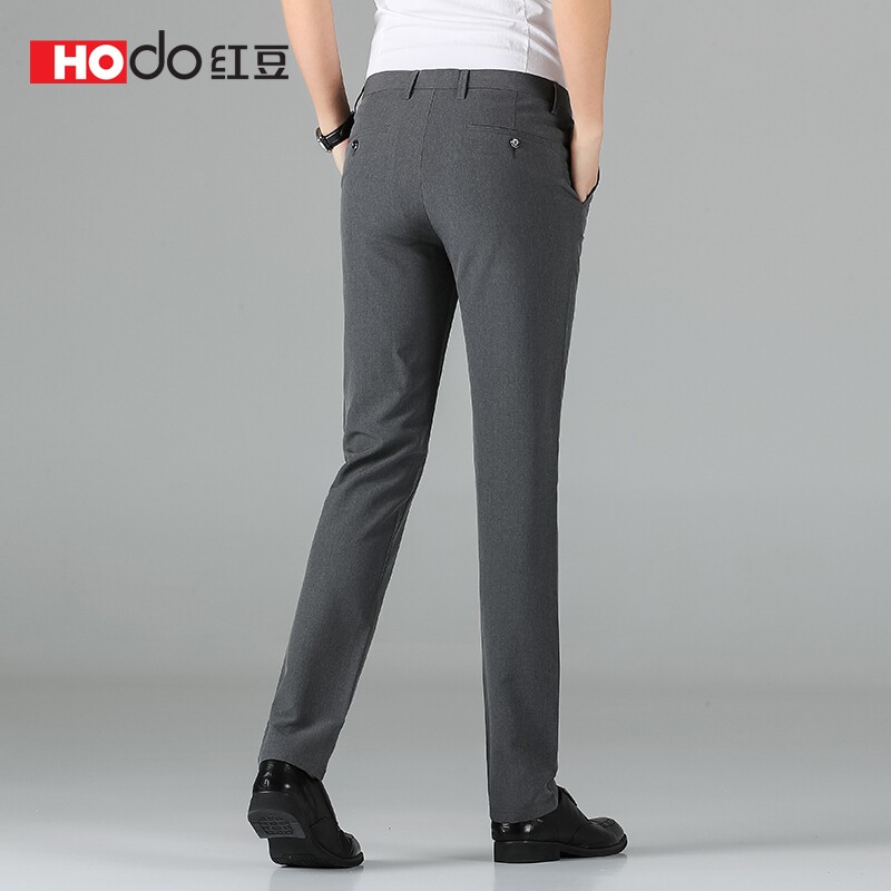 红豆男装 2020年春季款 轻薄弹力 男式休闲裤 天猫优惠券折后￥69包邮（￥159-90）2色可选