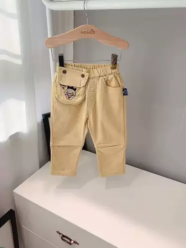 Осенняя трехмерная хаки цветная униформа медсестры подходит для мужчин и женщин, штаны, повседневные брюки, детская одежда, средняя посадка