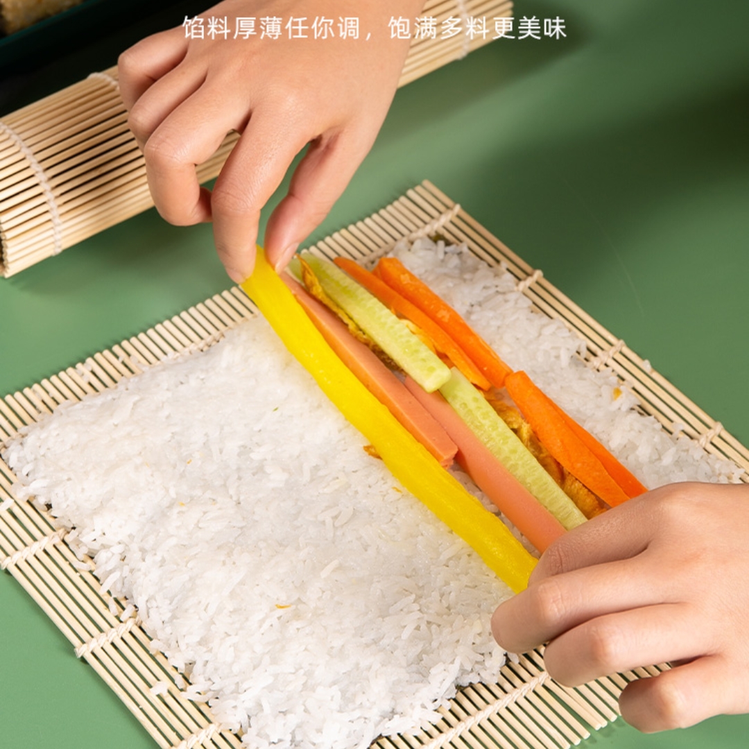 Sushi Roller Curtain Sushi Cuisine Seaweed Rice With Sushi Bamboo Curtain Sushi Roll Sheet Curtain Sushi Tool