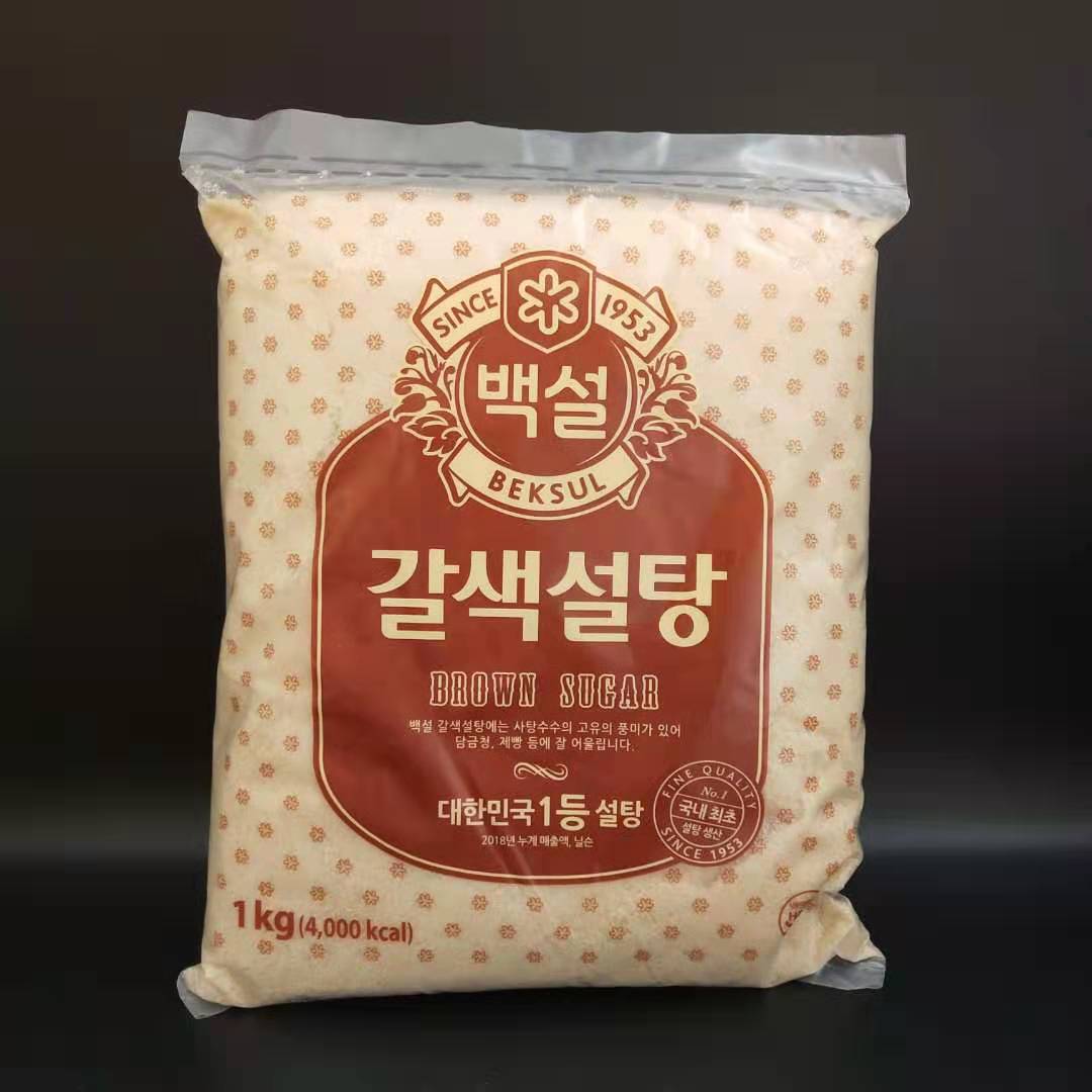 South Korea imported seasoning sugar catering cooking yellow sugar 1kg can also be used as coffee companion accessories