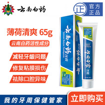 Henghui Shop ) Yunnan Baiyao Toothpaste Mint Refreshing Toothpaste 45g65g100g150g210g Specifications