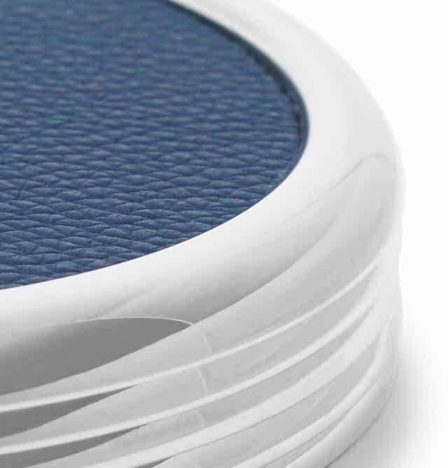 Подставка lorenzi milano  leather coaster set 金属皮革杯垫套装