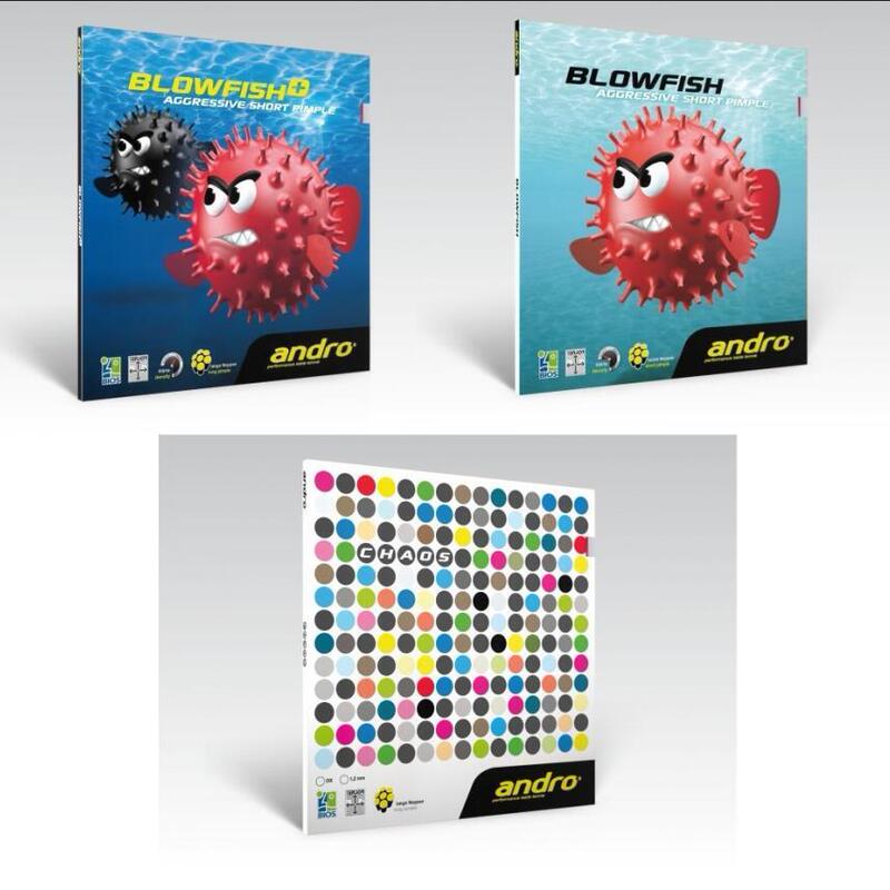 Authentic German Andro Bubble Fish Poison Pufferfish Rubber Table Tennis Rubber