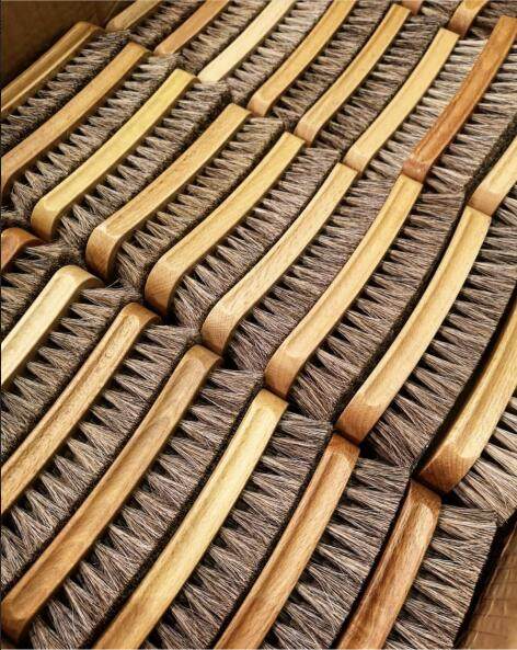 (spot-simmering) Saphir Sharfiya ultra large horse hairbrush shoe Alden required