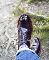  Alden mid-top Tanker B last P last horse hip leather mace bottom light color edge No 8 color