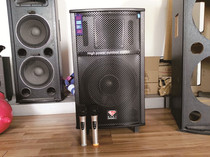 Active high power outdoor battery single 15 inch audio dance meeting teaching singing K promotion wedding shop speaker