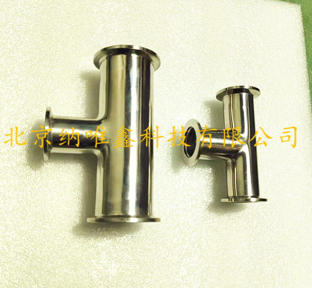 304 316L stainless steel KF vacuum three-way KF diameter KF16 KF25 KF40 KF50 bend