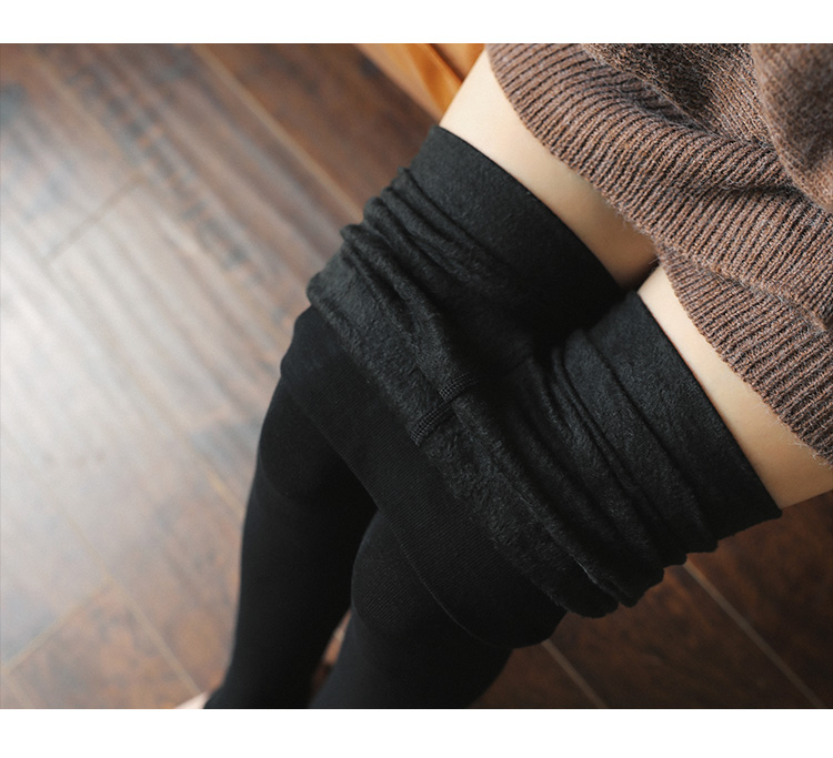 SK8281 cotton áp lực là nhung mỏng và nhung ấm chống tĩnh điện một lớp một chiếc quần legging co giãn cao thoải mái shop đồ lót 