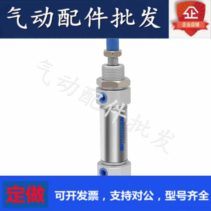 MI Stainless Steel Mini Cylinder MI20 * 25-50X75X100X125X150X175X200X300-S-CA