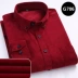 Áo sơ mi nam bằng vải cotton mùa xuân và tay dài màu sắc giản dị