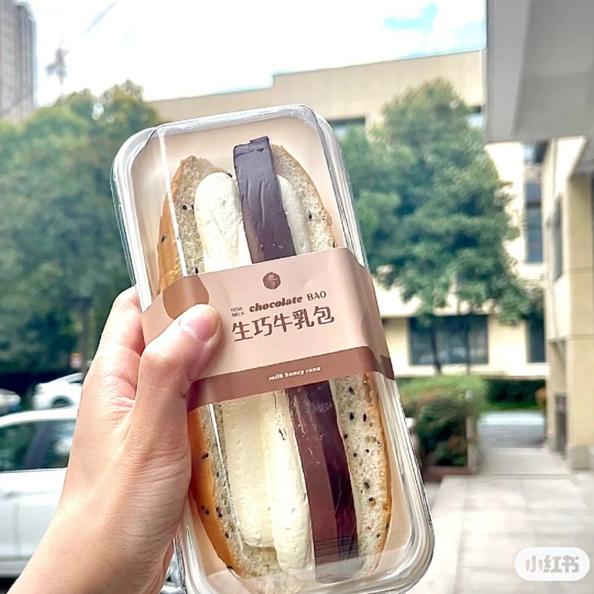 Сетка для упаковки выпечки celebrity Shengqiao Milk Pack Клубничный Орео Волшебная палочка Хлебница для сэндвичей Коробка для слоеного теста Изображение 1