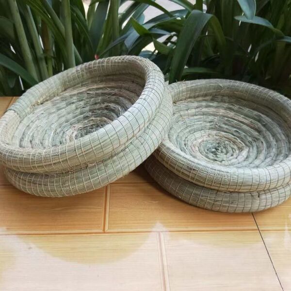 Premium Double-Wheeled, Hand-Woven Oil Grass Pigeon Nest for Home Use, Warm and Anti-Rollover, 6X25Cm