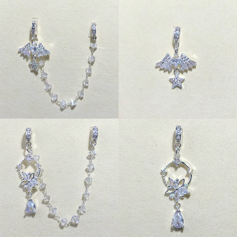 High Color Retention DIY Universal Chain Pendant Crystal Extension Chain Bracelet Necklace Beaded Handmade Accessories