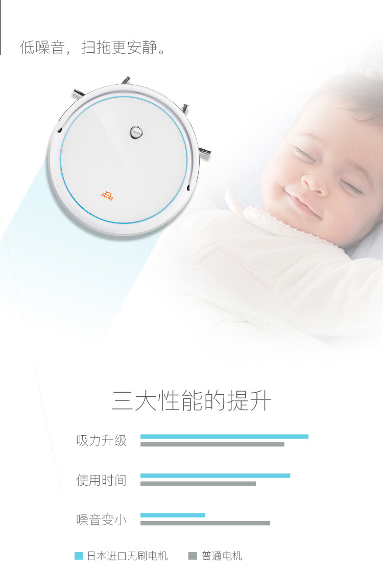IMASS Emma Shi thông minh im lặng quét robot lập kế hoạch làm sạch chân không cổng hút tự động nạp lại - Robot hút bụi giá robot hút bụi xiaomi