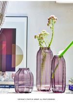 Nordic American Light Extravaganza Minimalist Modern Blue Glass Vase Pendulum Pieces Living-room Floral Table Water Raising Lilies Flowers