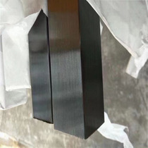 Brushed black titanium stainless steel color tube Bright no fingerprint titanium decorative round tube 304 electroplating black square tube