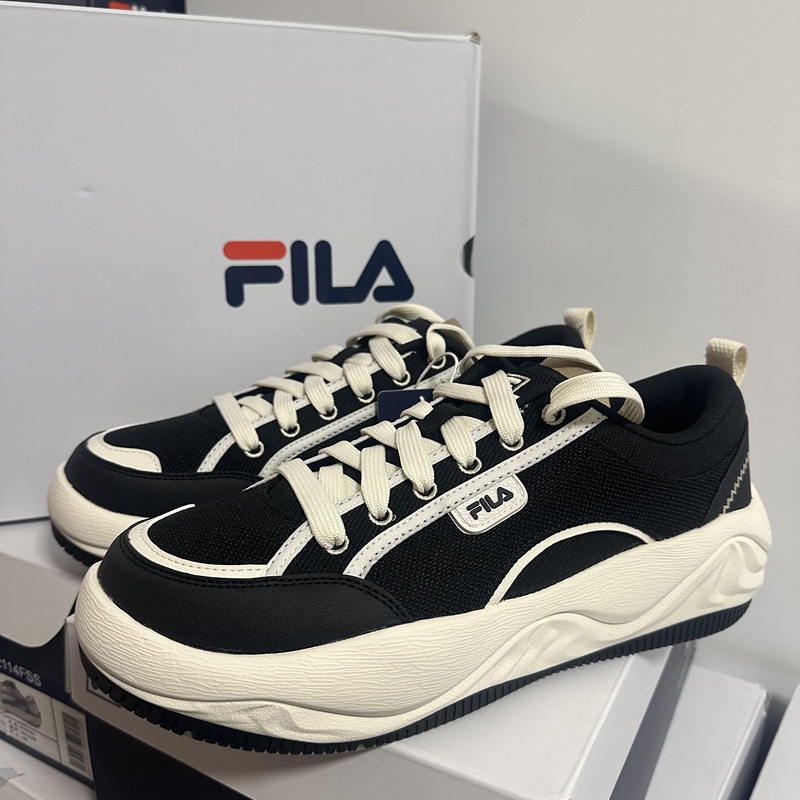 Fila Men's Shoes Cookies Retro Canvas Shoes 2025 Summer Fashion Casual Shoes F12M522301F