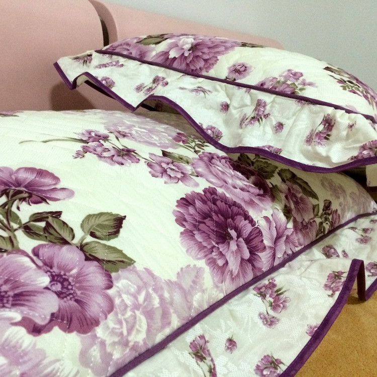 Pillowcase gói một cặp bông nguyên chất 100% cotton couple pillowcase Hàn Quốc đơn giản ren chần dày