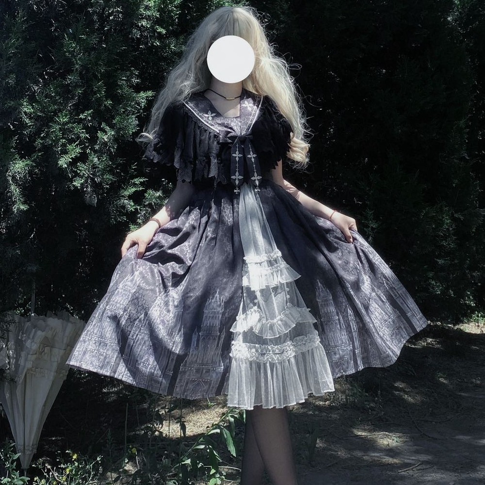 Original silent church lolita dress: gothic retro dark academia lolita outfit a dreamy choice you won' Original silent church lolita dress: gothic retro dark academia lolita outfit a dreamy choice you won'