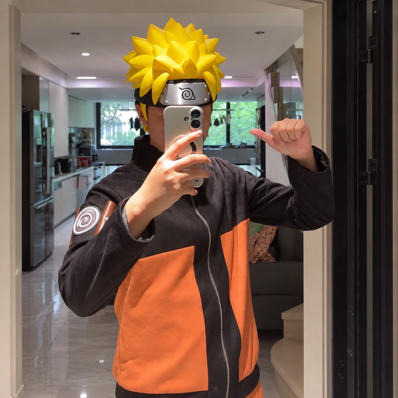 Young Naruto Cosplay Headgear Naruto Merchandise 3D Printed Anime Convention Halloween Cosplay Costume Props Young Naruto Cosplay Headgear Naruto Merchandise 3D Printed Anime Convention Halloween Cosplay Costume Props