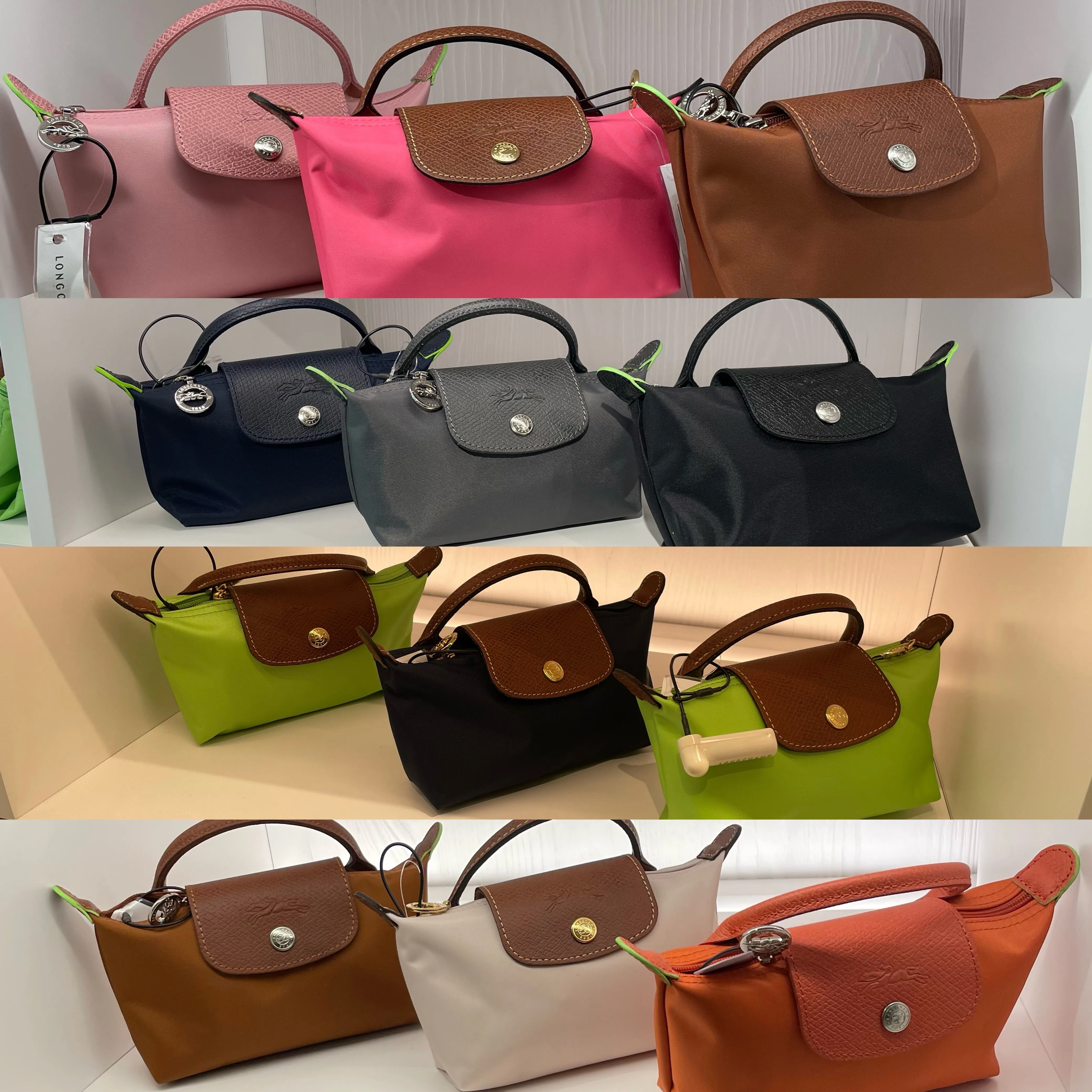 Longchamp Longya одиночка-обора, стирка счётчик покупок