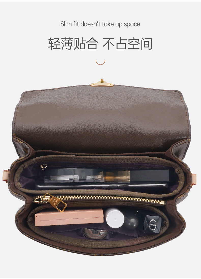 Сумка Сумка бак 小邮差包pochette metis east west内胆小化妆品收纳内衬包中包撑