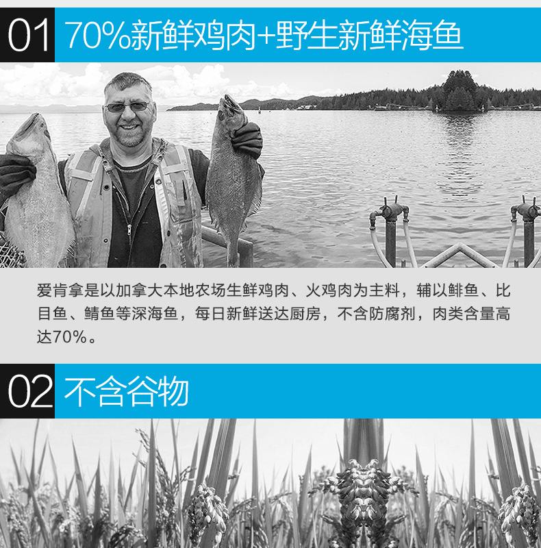 [Direct] Canada rất thích đưa chó con trưởng thành nhập khẩu thức ăn tự nhiên cho gà trang trại thức ăn cho chó 2kg / gói - Chó Staples hạt cho poodle