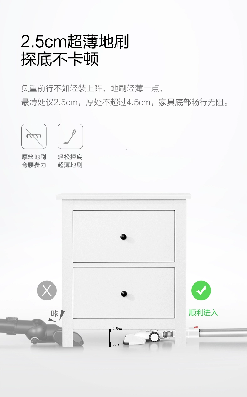 [Trực tiếp] Puppy Máy hút bụi không dây Mute mạnh cầm tay nhỏ Máy hút mite lớn Máy hút bụi T10 Mix - Máy hút bụi