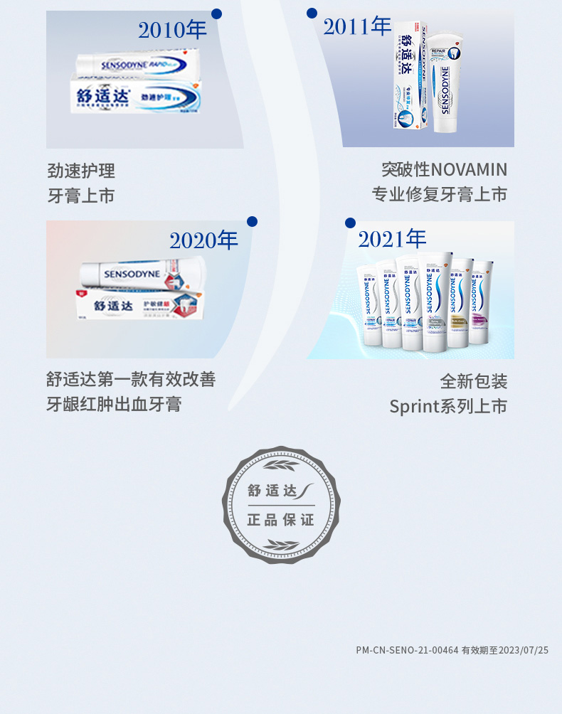 舒适达 专业修复抗敏感牙膏 100g*2支 图13